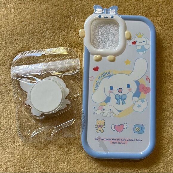 Cinnamoroll Blue iPhone Case & Pop Socket Bundle - Picture 2 of 4